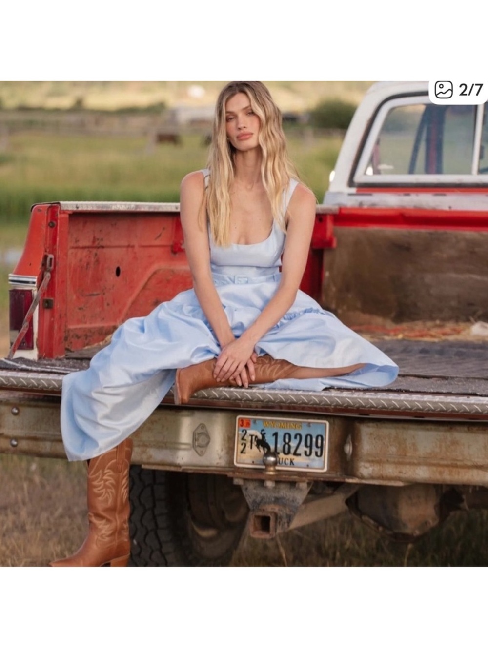S26 Hutch Alice Belted Tiered Midi Dress